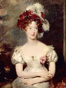 Sir Thomas Lawrence, Portrait of Princess Caroline Ferdinande of Bourbon-Two Sicilies Duchess of Berry.